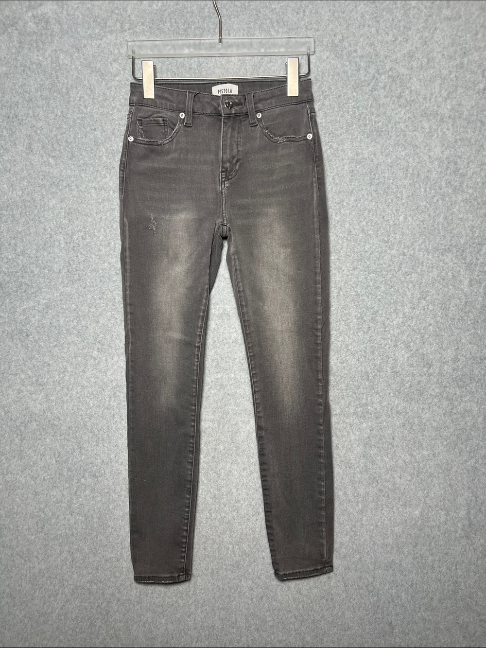 Pistola Womens Lightly Distressed Skinny Jeans Size 26